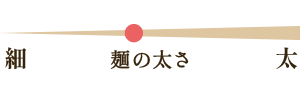 播州小麦 麺の太さ