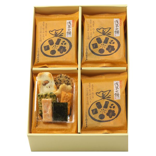 王様堂本店 浅草七餅 16袋[OH24]【年間ギフト】　商品画像1