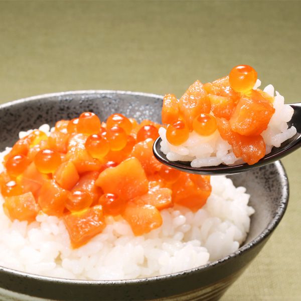 丸あ野尻正武商店 北海道産 鮭といくらの親子漬 180g×2【おいしいお取り寄せ】　商品画像4