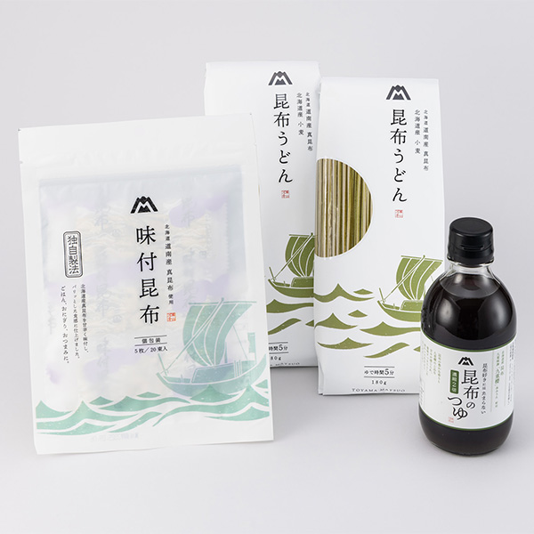 マツオ つゆ、昆布うどん、味付昆布セット【年間ギフト】　商品画像1