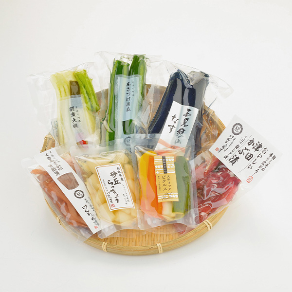 島根けんちゃん漬手づくり漬物7品セット割漬大根・出雲のおいしい津田かぶ梅しそ漬・砂丘らっきょう・スティックピクルス・くきみょうがの甘酢漬・あさづけ胡瓜・石見銀山なす【夏の贈りもの・お中元】【NN】　商品画像1