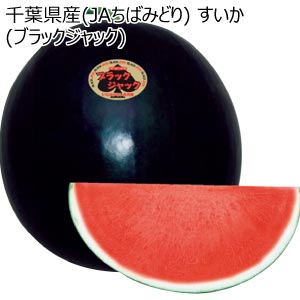 千葉県産(JAちばみどり) すいか(ブラックジャック)(お届け期間：7/5〜8/6)【夏の贈りもの・お中元】