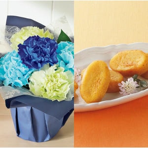 竹中庭園緑化 父の日フラワーアレンジ＋ひととえ こがね芋【父の日】