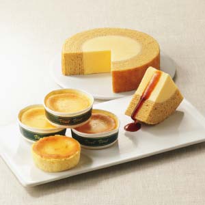 菊家 ゆふいん創作菓子 ぷりんバーム＆チーズケーキセット【夏の贈りもの・お中元】[PB-HC]