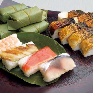 柿の葉ずし総本家平宗 冷凍 柿の葉ずし4種と棒ずし詰合せ【夏の贈りもの・お中元】