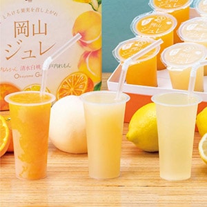 敷島堂 岡山ジュレ3種アソート 9本入【夏の贈りもの・お中元】