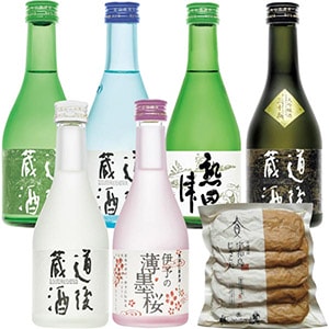 水口酒造 道後地酒・宇和島じゃこ天セット【夏の贈りもの・お中元】[DSUJ-6]