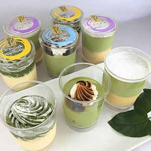 【料理屋こだま】 宇治抹茶スイーツセット(宇治抹茶と和栗のモンブラン・宇治抹茶と焼き安納芋のプリン・宇治抹茶のフロマージュ)計8個 (L1002)【サクワ】【直送】
