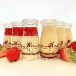 Sweets Factory いちごミルク＆くちどけプリンセット 100g×6【おいしいお取り寄せ】