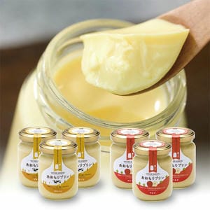あおもりプリン工房 あおもりプリン(プレーン・りんご6本セット) 90g×6【おいしいお取り寄せ】