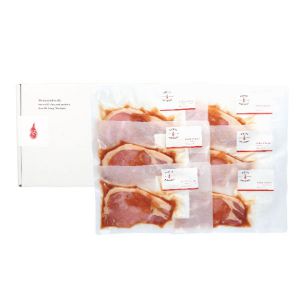 群馬県 Hutte Hayashi 福豚とんてきギフト 100g×6個【お届け期間：4月25日〜6月15日】【KN】