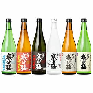新潟銘醸 越の寒中梅6種飲み比べセット(720ml×6本)【おいしいお取り寄せ】