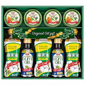 日清オリーブオイル＆缶詰バラエティギフト[OLV-50AT]【おいしいお取り寄せ】