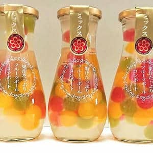 和歌山 ふみこ農園 果汁たっぷり フルーツボールゼリー ミックス3本セット FBM-3 フルーツボールゼリーミックス260g×3【NN】