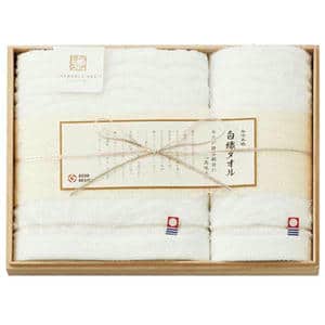 今治謹製 白織タオル(木箱入り)【贈りものカタログ】